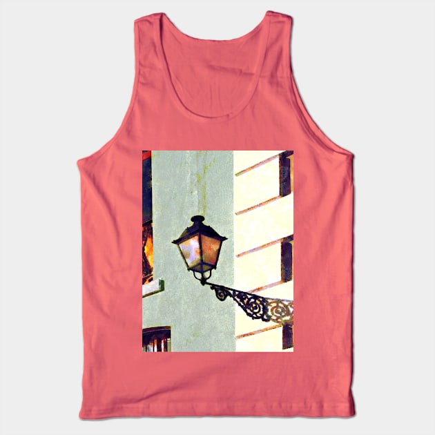 San Juan PR - San Juan Street Lamp Tank Top by SusanSavad